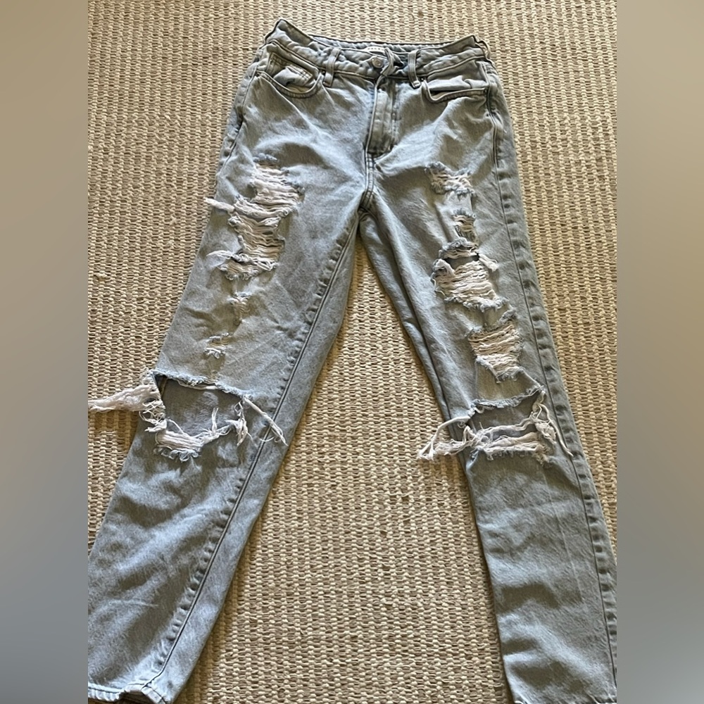 blue ripped pacsun jeans